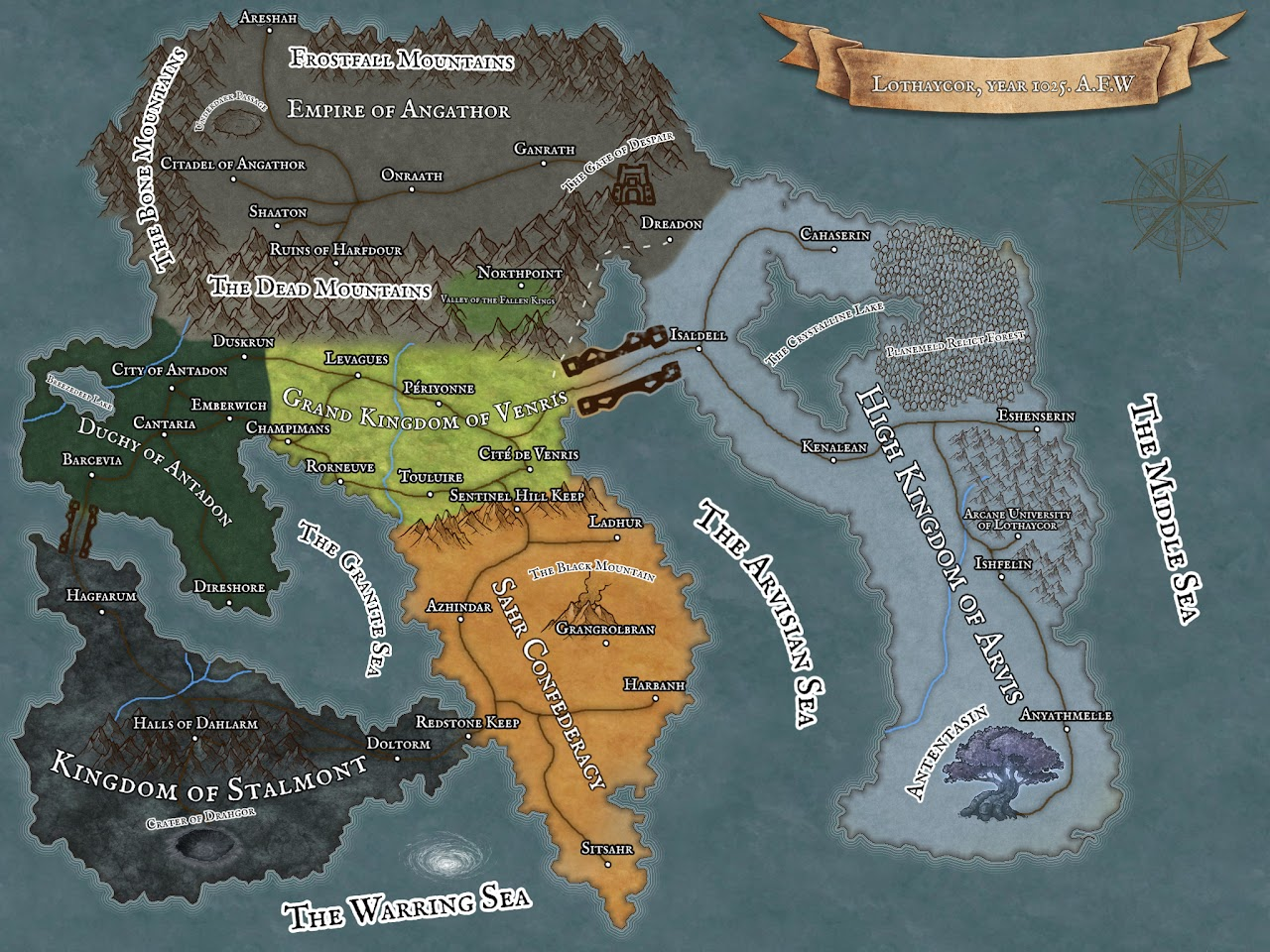 Lothaycor — map
